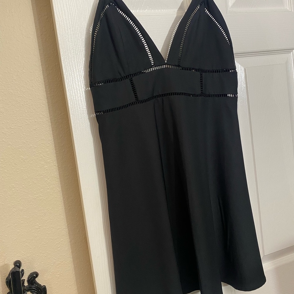 COPY - NWT GIANNI BINNI BLACK CUTOUT MINI DRESS